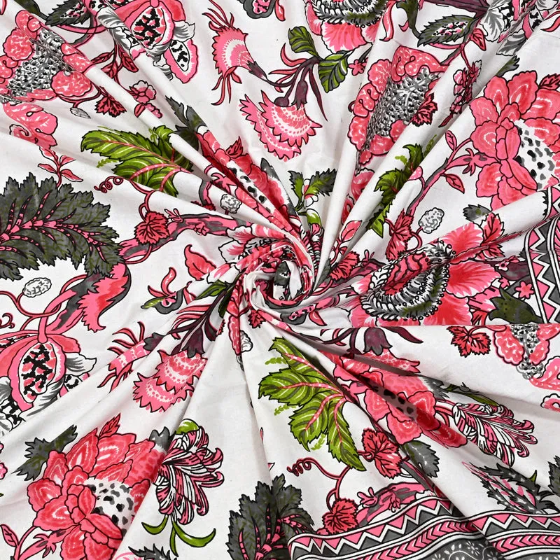 Floral Frenzy Cotton Bedsheet - 180 TC media 6