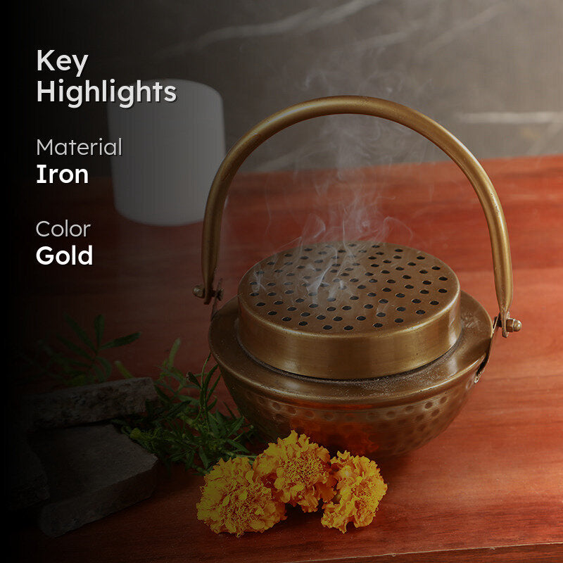 Fragrance Trail Metal Incense Holder media 2