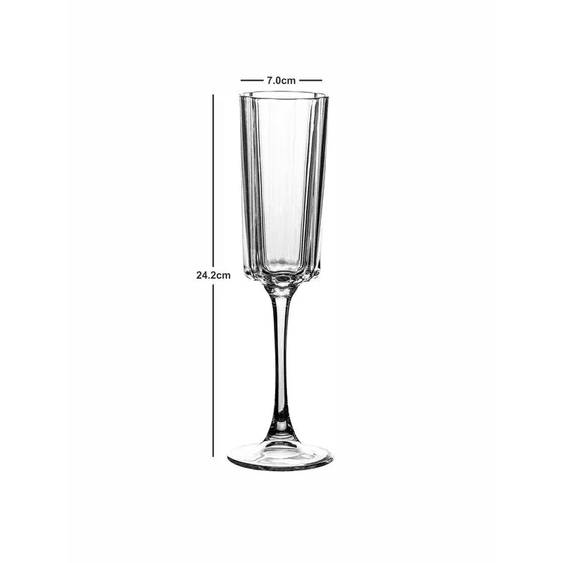 Glass Wine Glasses (190 mL Each) - Set Of Six media 6