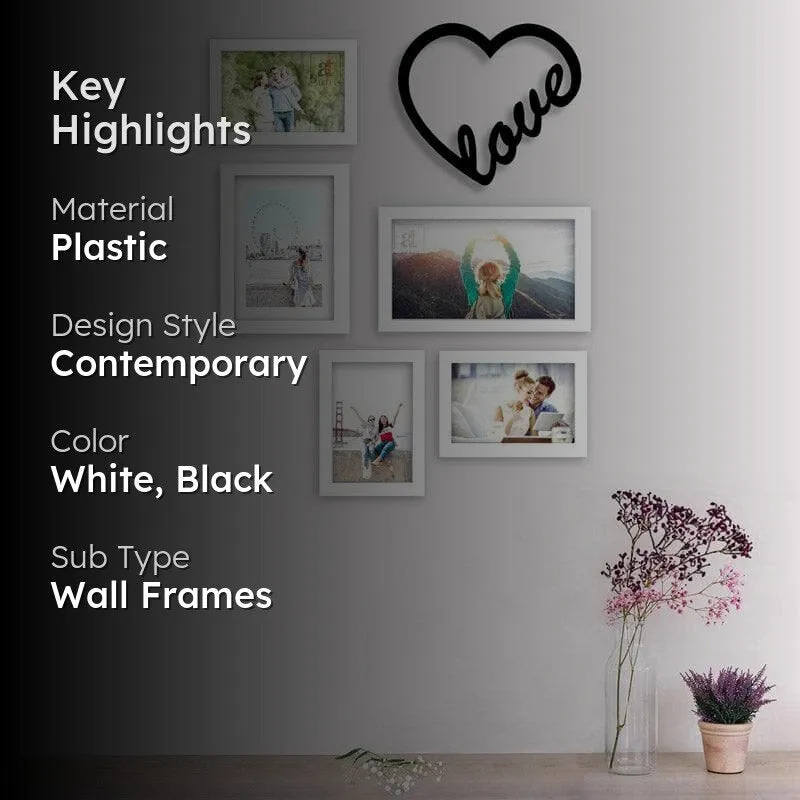 Amore Picture Photo Frame - Set Of Six media 2