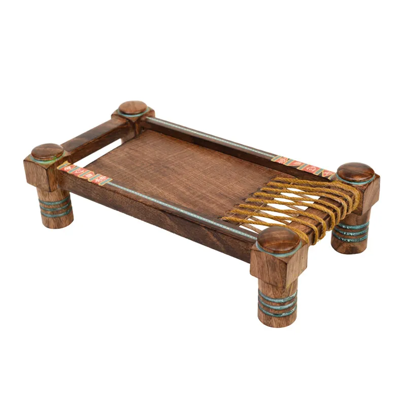 Heritage Charpai Wood Platter media 3