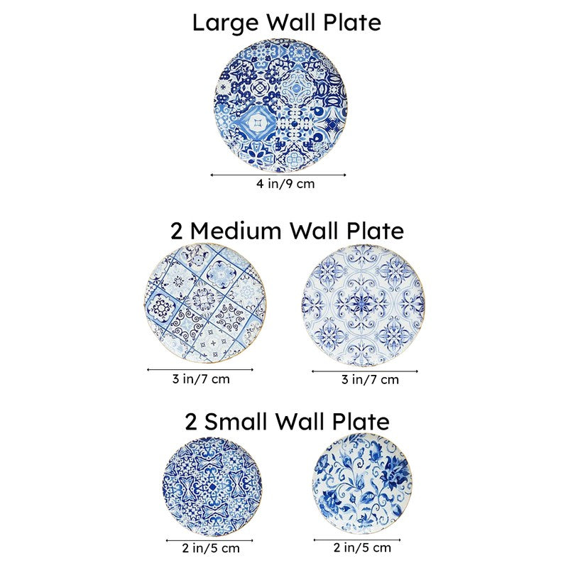 Portugese Charm Wall Plate - Set Of Five media 11