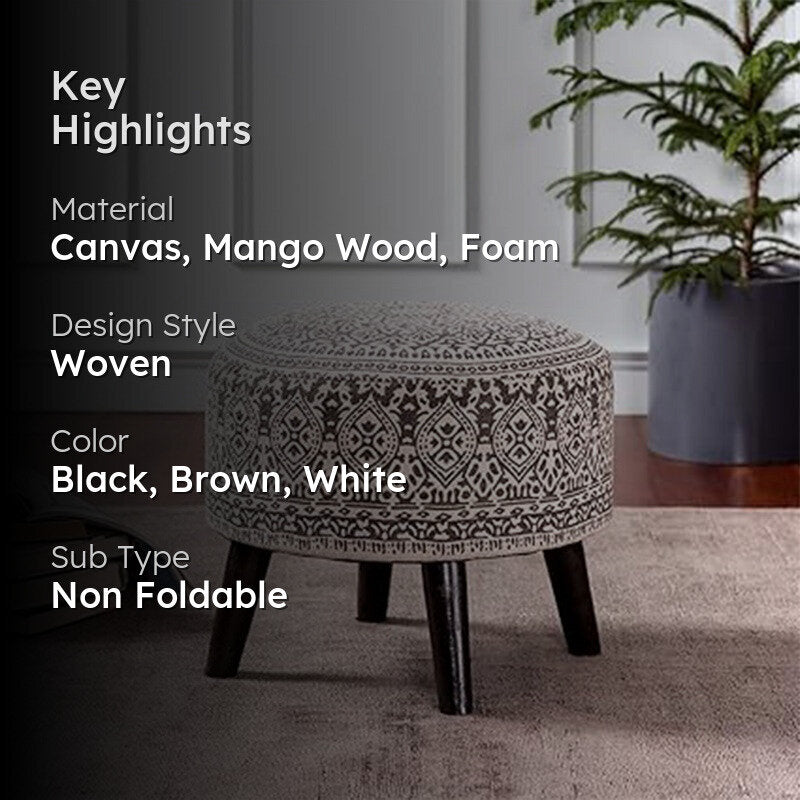 Chenova Cotton Ottoman media 2