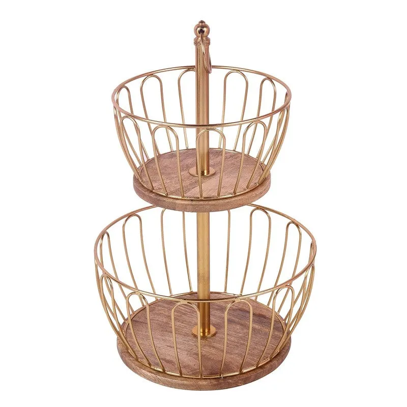 Amaris Aura Fruit Basket - Gold media 5