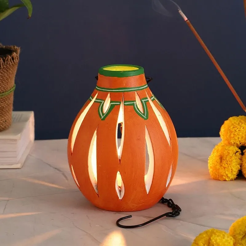 Divine Flame Candle Holder Collection Orange media 1