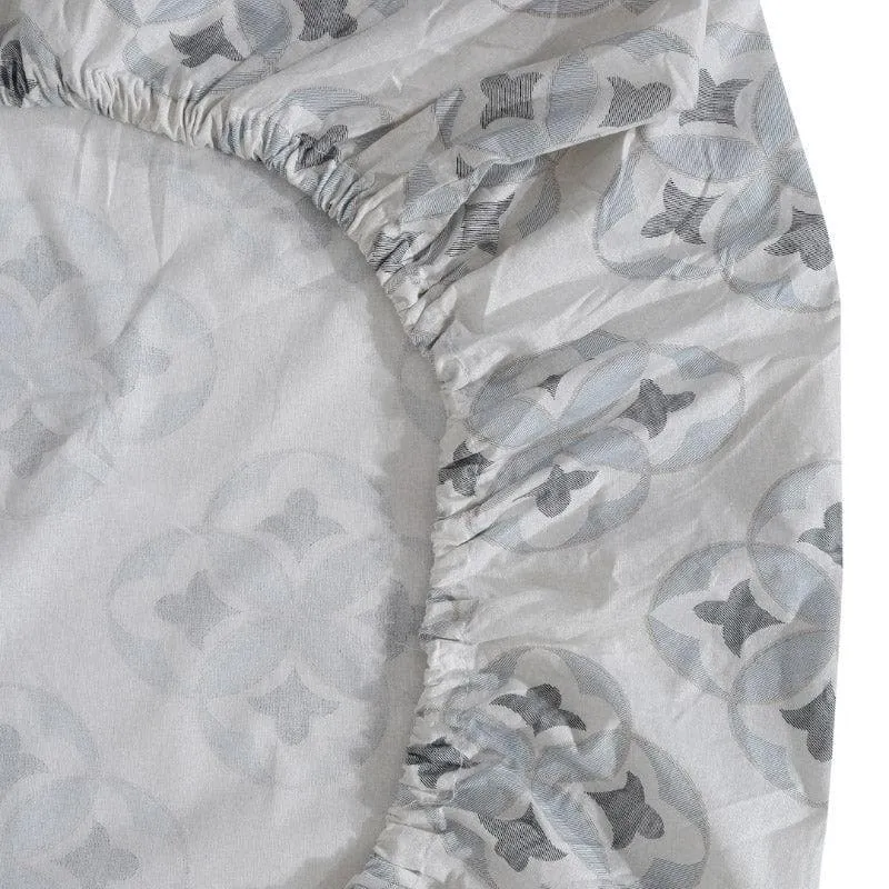 Gienna Printed Cotton Bedsheet (Ivory) - 200 TC media 6