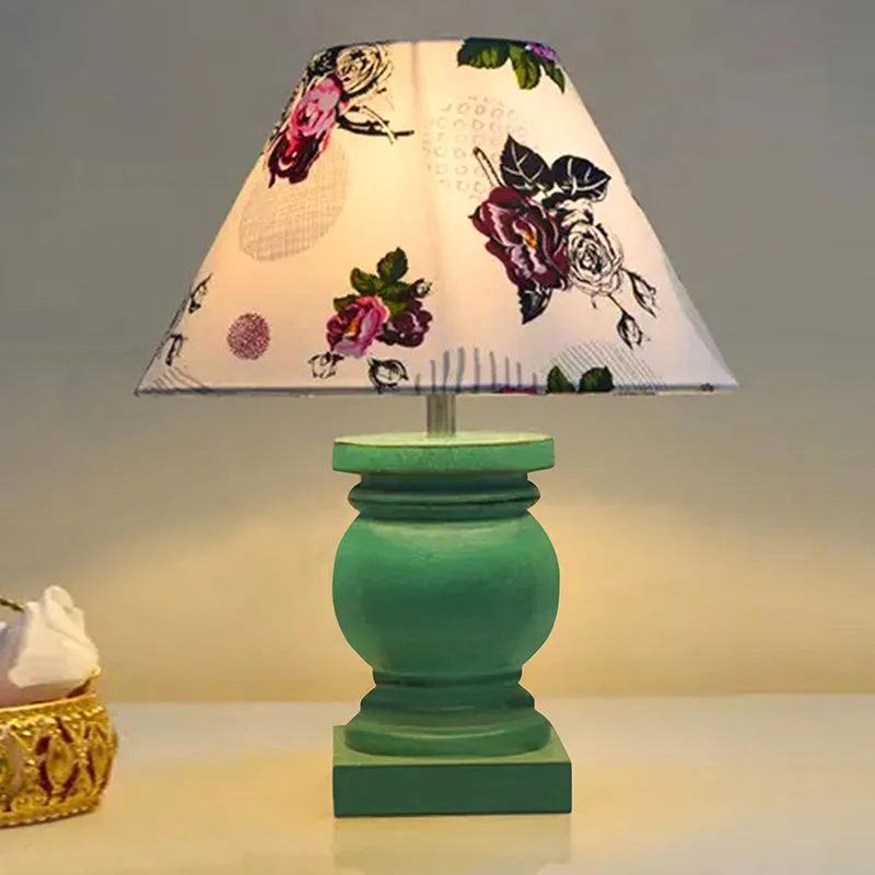 Aliora Nova Rosa Wooden Table Lamp media 1