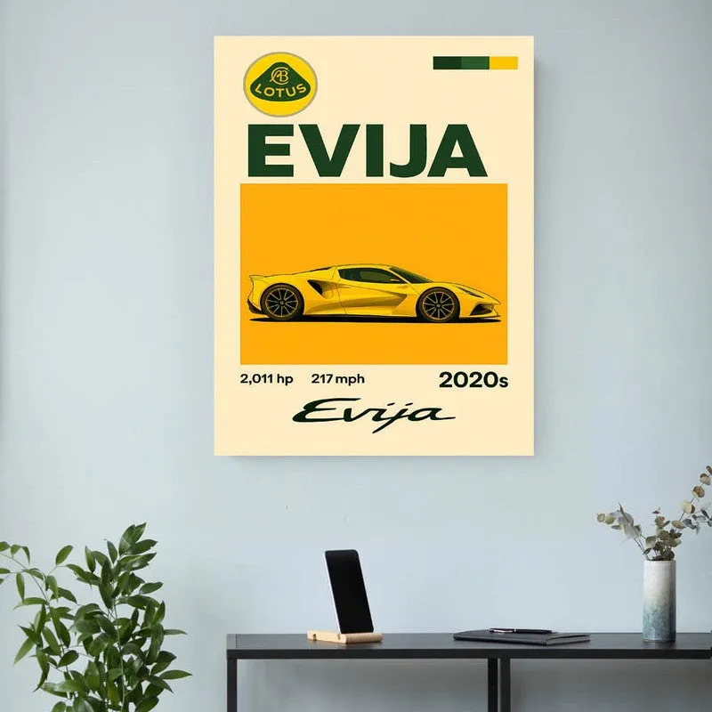 Lotus Evija Wall Poster media 3