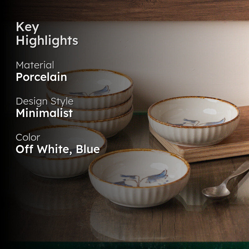 Eira Snack Bowl(190 mL Each) - Set Of Six media 2