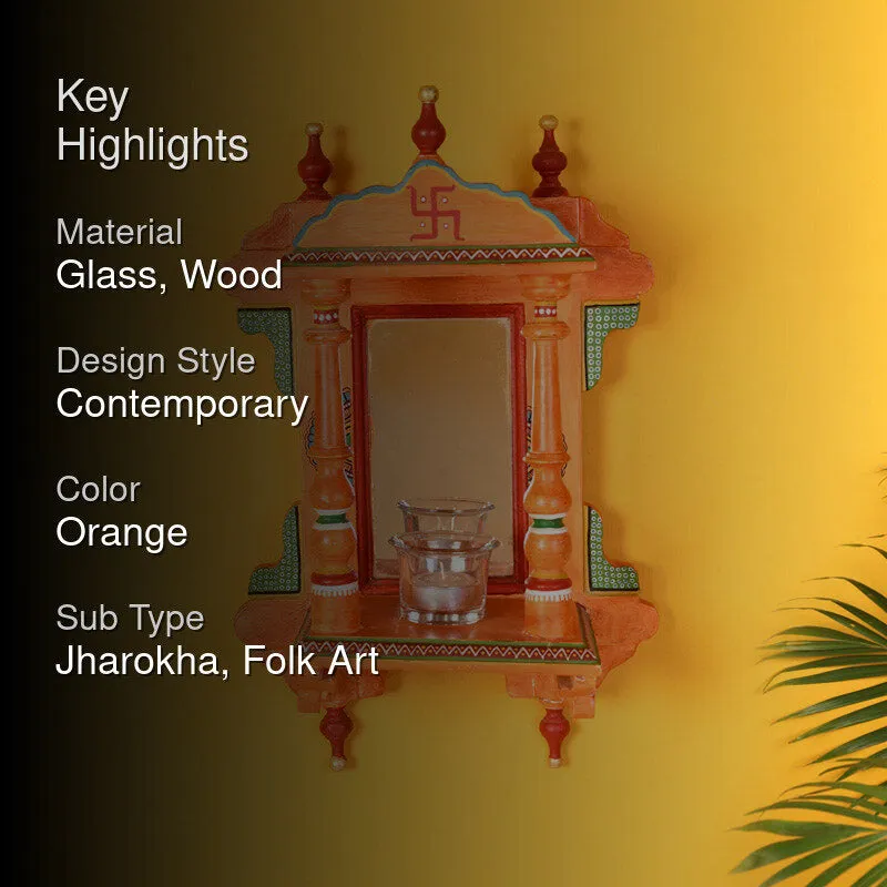 Moha Handcrafted Wooden Jharokha media 2