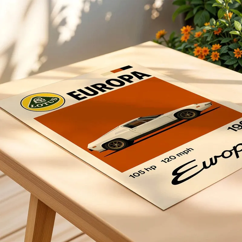 Lotus Europa Wall Poster media 4