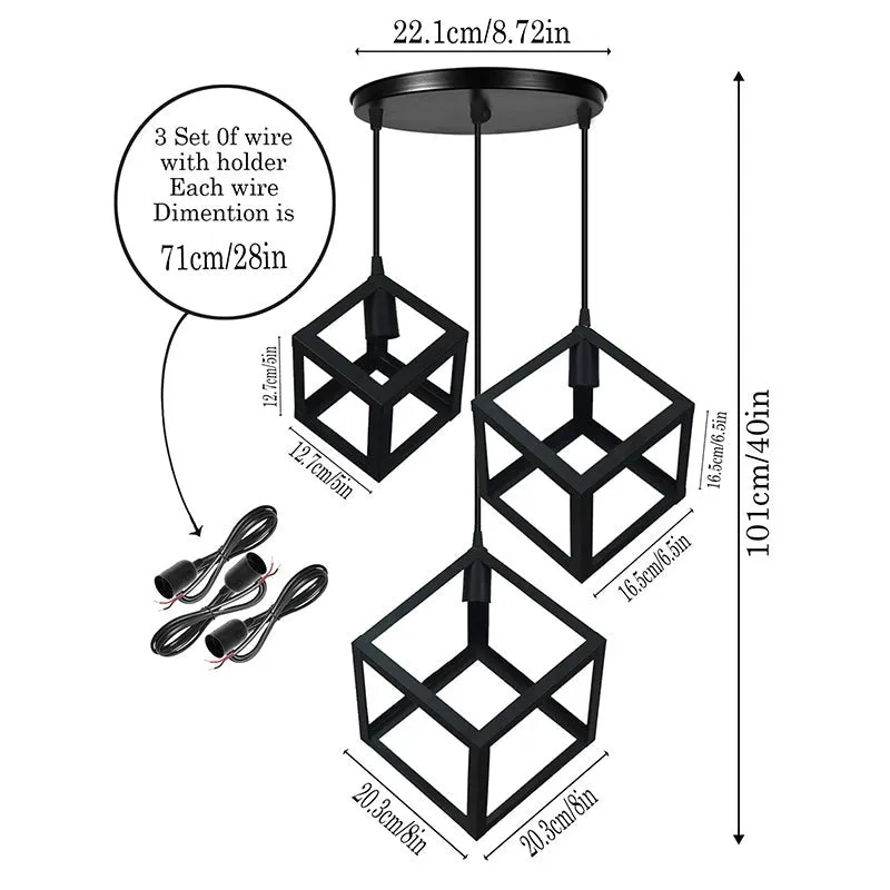 Halohaus Cluster Metal Ceiling Lamp - Black media 7