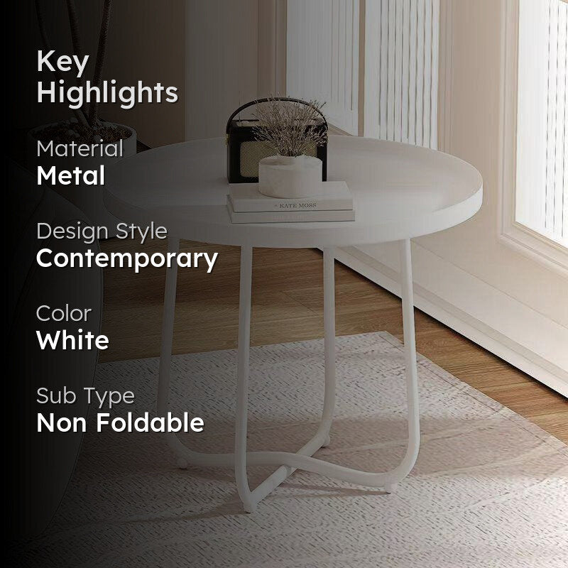 Ima Accent Table - White media 2