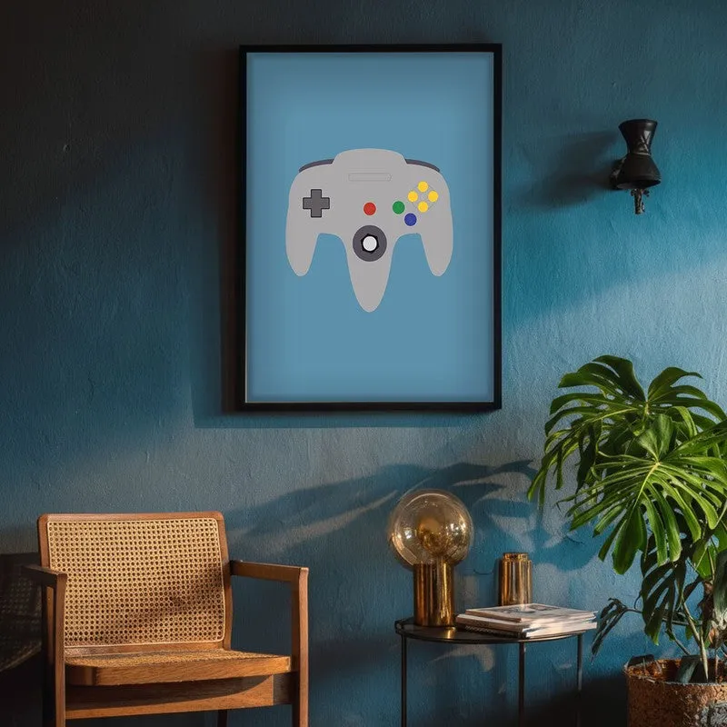 Joystick Saga Framed Canvas Wall Painting media 4