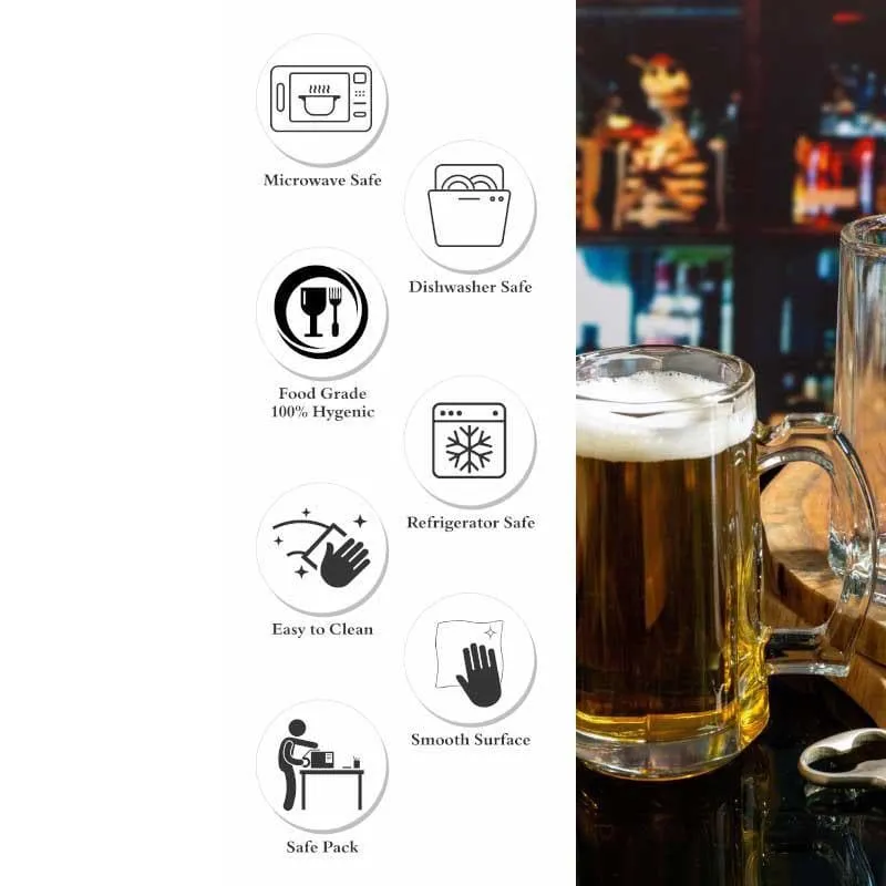 Maziah Beer Mug (230 ml ) - Set Of Two media 6
