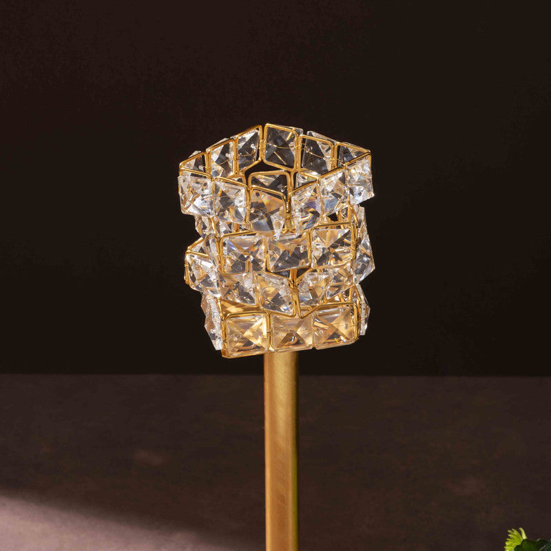 Luxe Prism Candle Holder (Gold) - Set Of Two media 5
