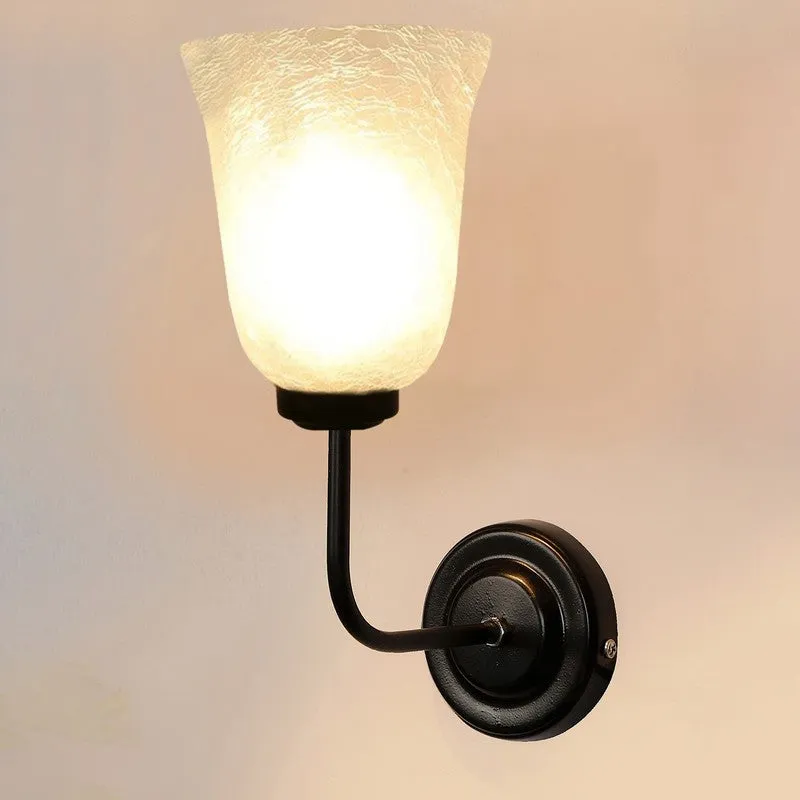 Crystal Bloom Matte Glass Wall Lamp media 7