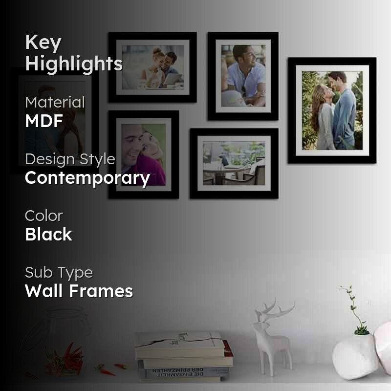 Family Memories (Black) - Set Of Six media 2