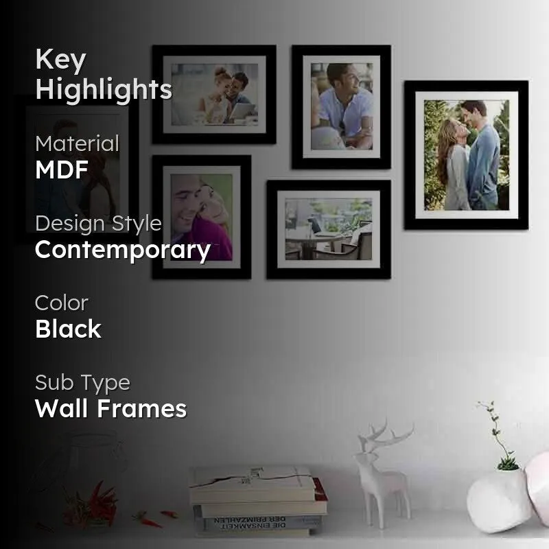 Family Memories (Black) - Set Of Six media 2