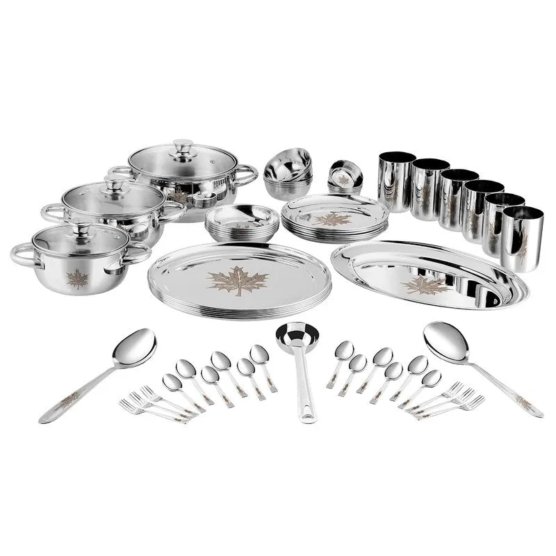 Kraft Cryden Nuvira Dinner Set - 55 Piece Set media 3