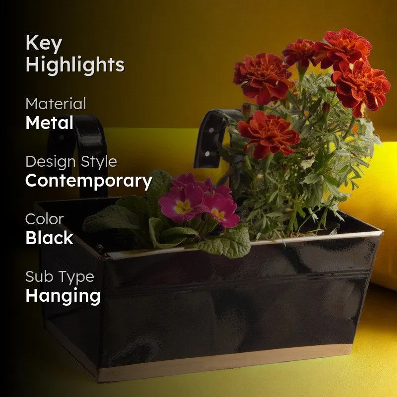 Adro Planter (Black) - Set Of Three media 2