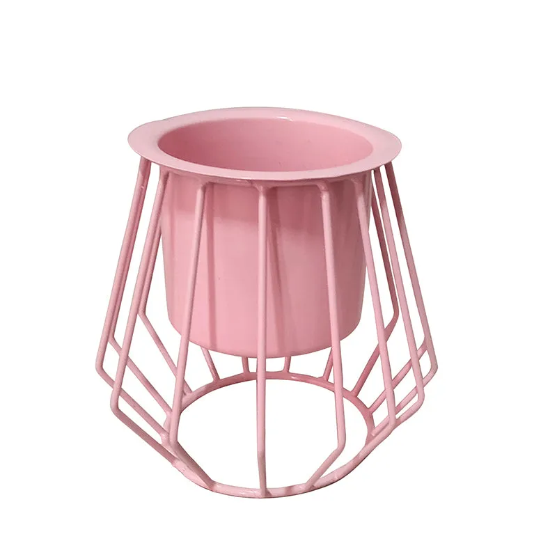 Steela Duo Planter (Pink) - Set Of Two media 3