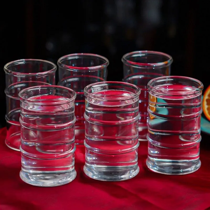 Amber Flame Old Fashioned Drinking Glass(330 mL) - Set Of Six media 1