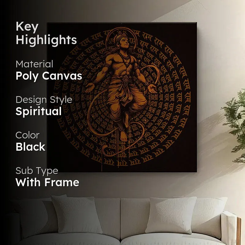 Hanuman Sacred Space Wall Painting media 2