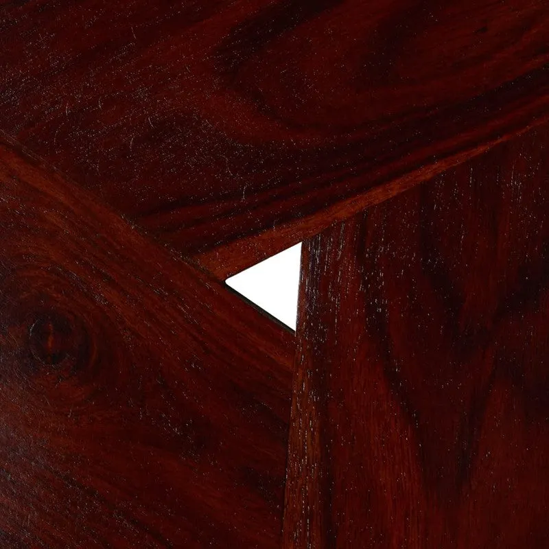 Iverox Sheesham Wooden Side & Bedside Table - Brown media 8