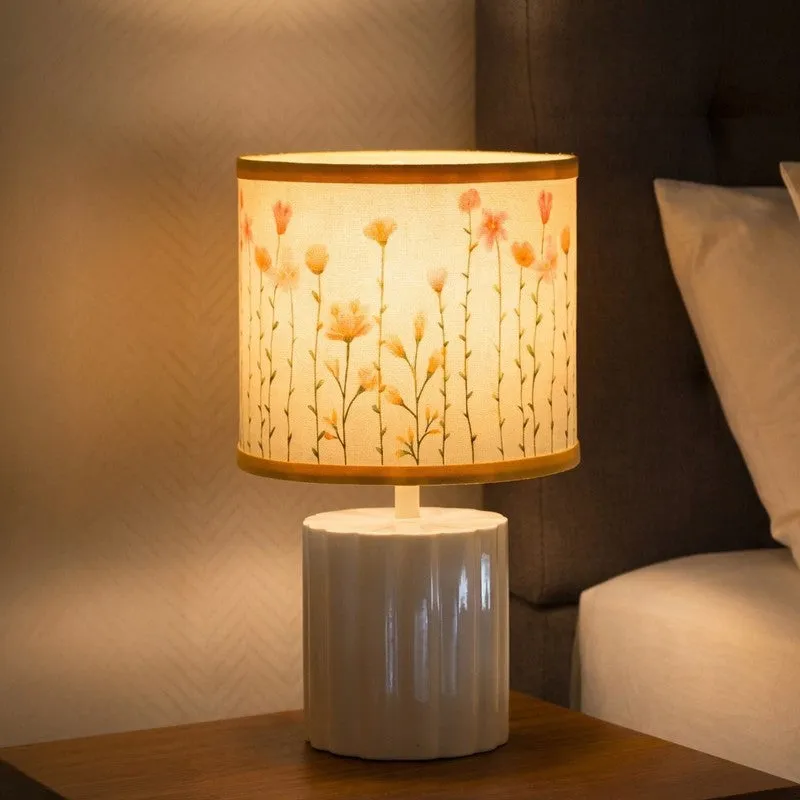 Arden Accent Cotton Table Lamp - Yellow media 1