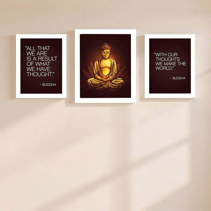 Buddha Tranquil Wall Art - Set Of Three media 5