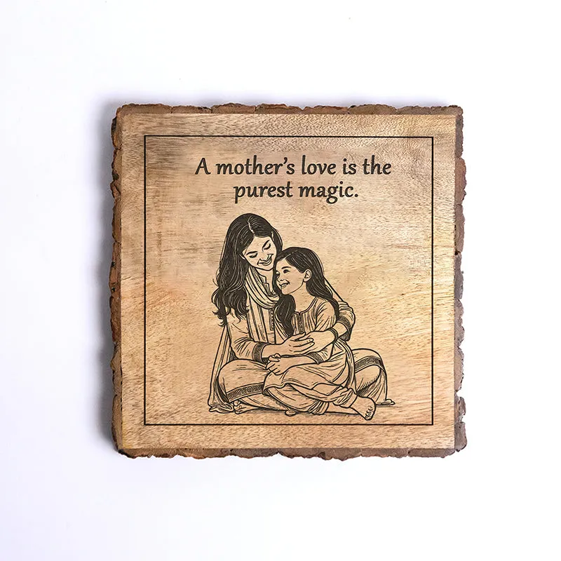 The Purest Magic Wood Showpiece - Square media 5