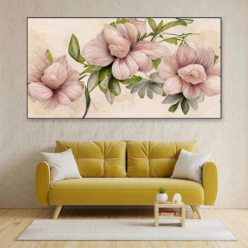 Twila Pastel Floral Canvas Wall Painting media 1