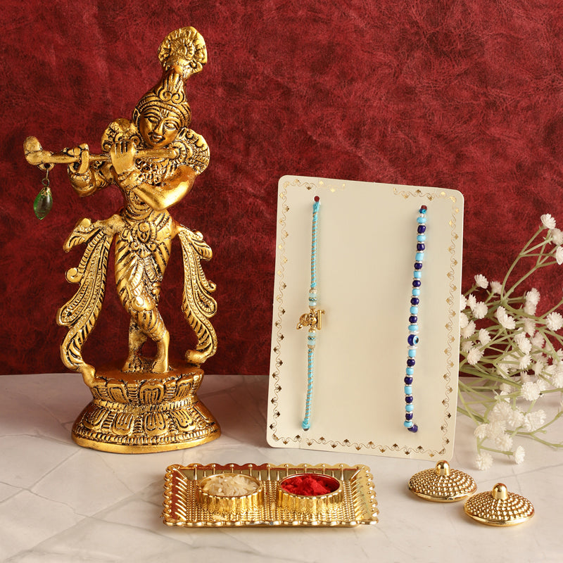 Krishna Natan Rakhi Hamper