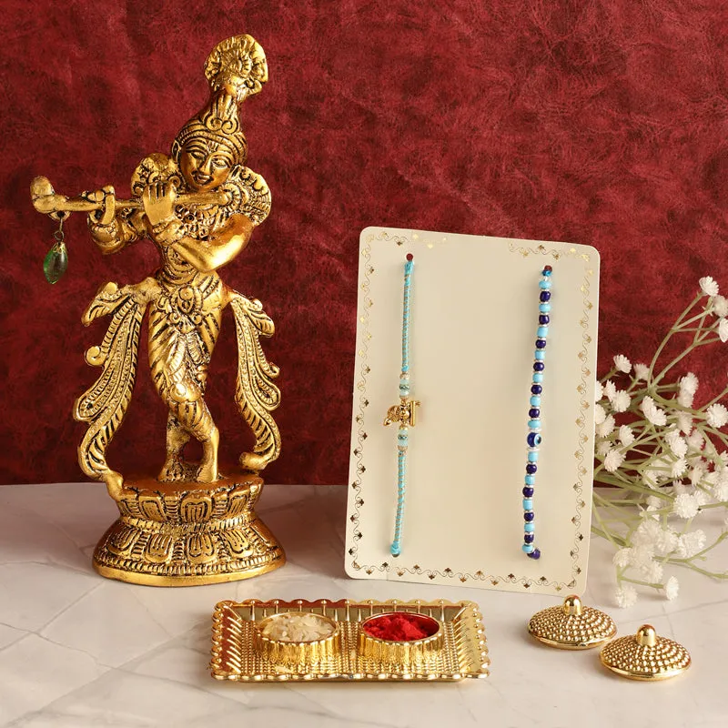 Krishna Natan Rakhi Hamper media 1