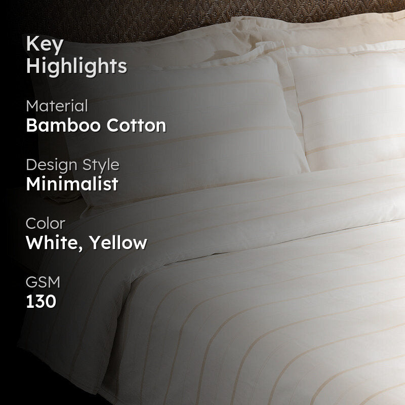 Almond Whisper Chambray Comforter - 130 GSM media 2