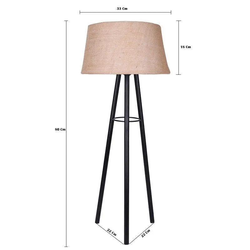 Mudita Black Floor Lamp - Khadi media 5