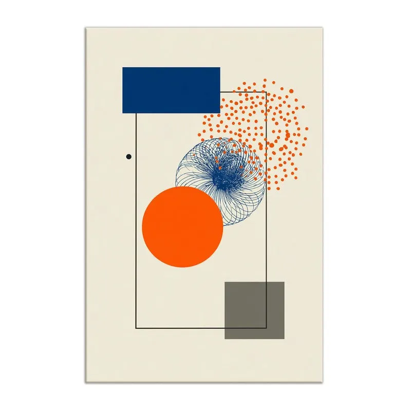 Subtle Form Abstract Canvas Wall Art media 3