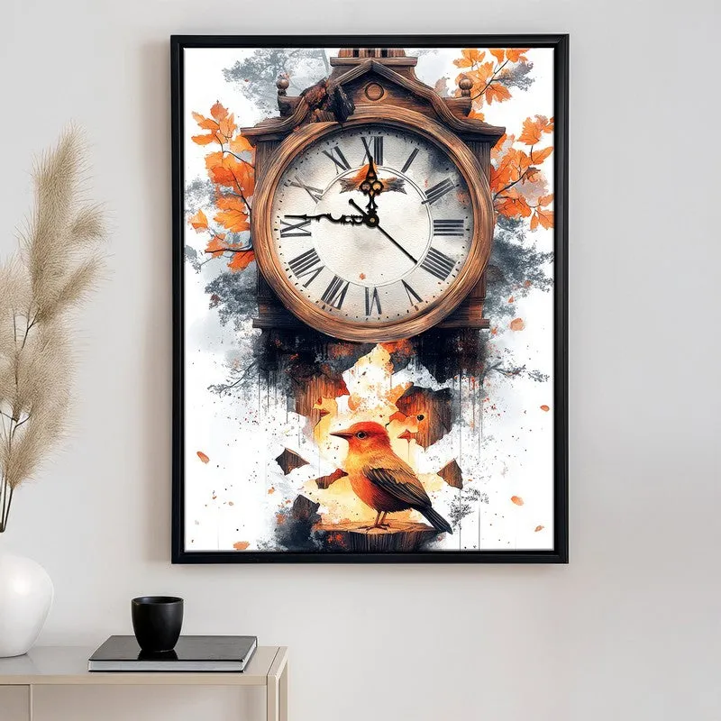 ShapeShift Wall Art With Clock media 3