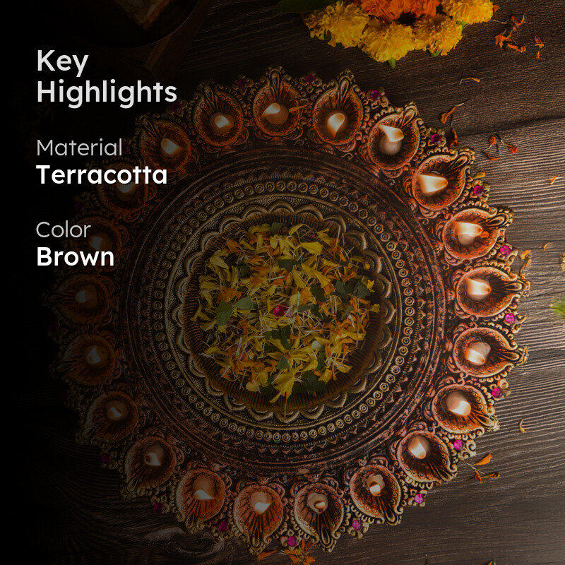 Jyoti Kamal Terracotta Urli media 2