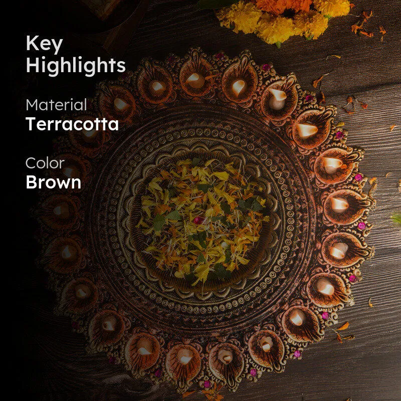 Jyoti Kamal Terracotta Urli media 2
