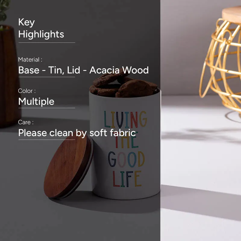 Living The Good Life Storage Jar media 5