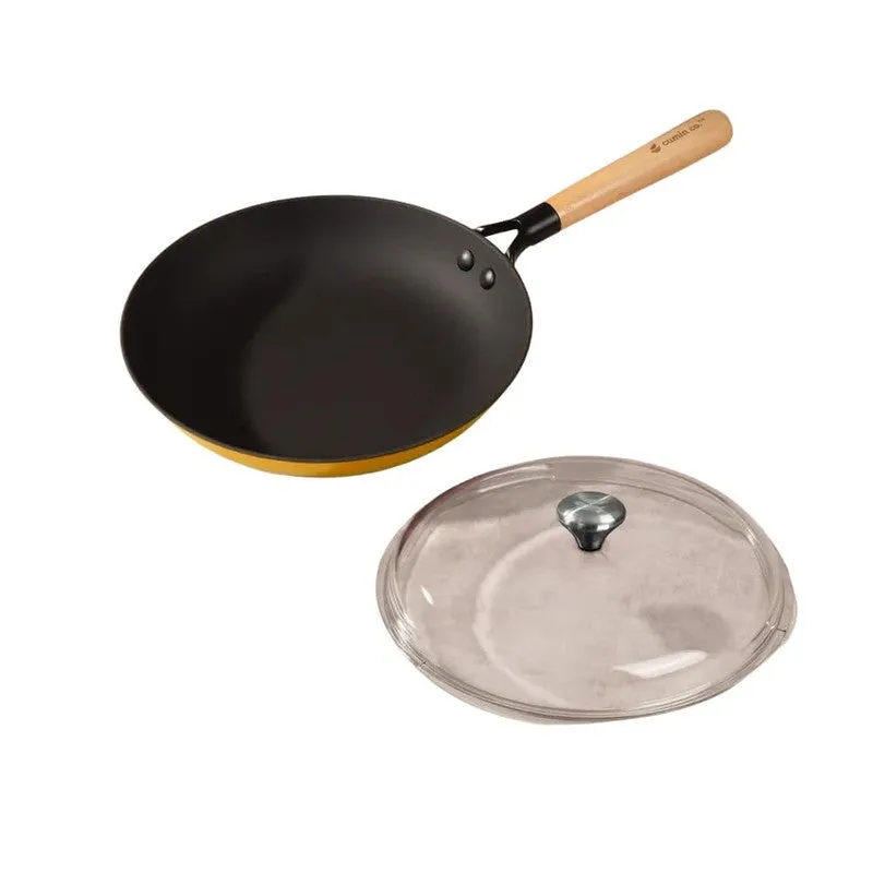 Cumin Co Enamel Durable Cast Iron Frying Pan - 1900 ML media 3