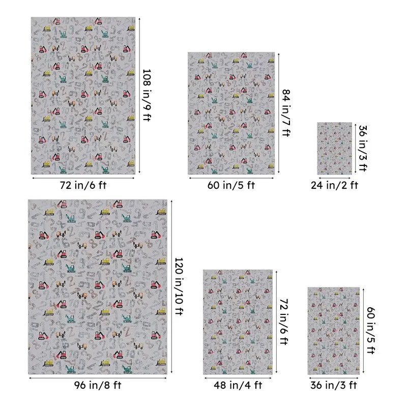 Number Crane Carpet - White media 13