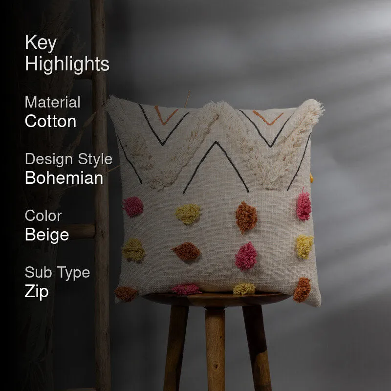 Pom Pom Touch Tufted Cushion Cover media 2