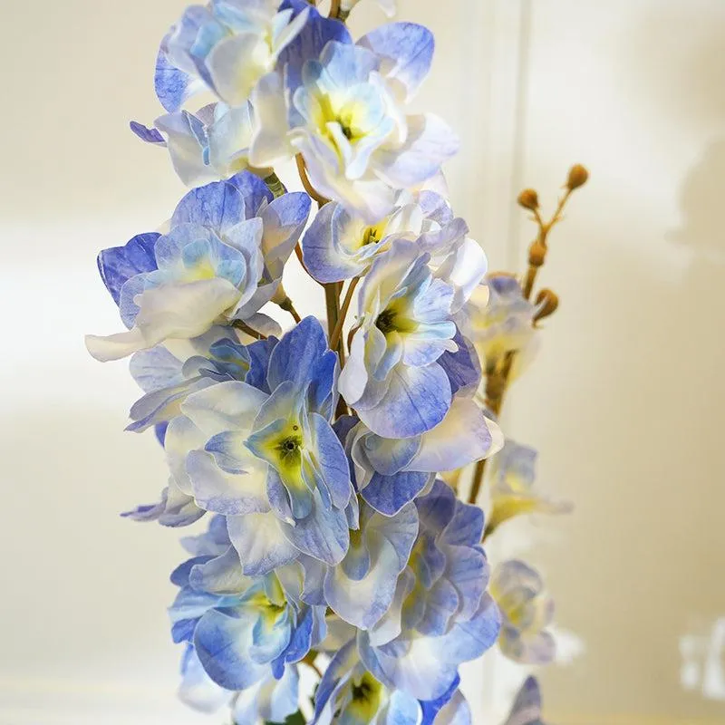 Faux Delphinium Lavender Flower Stick (Blue) - 43 CM media 3