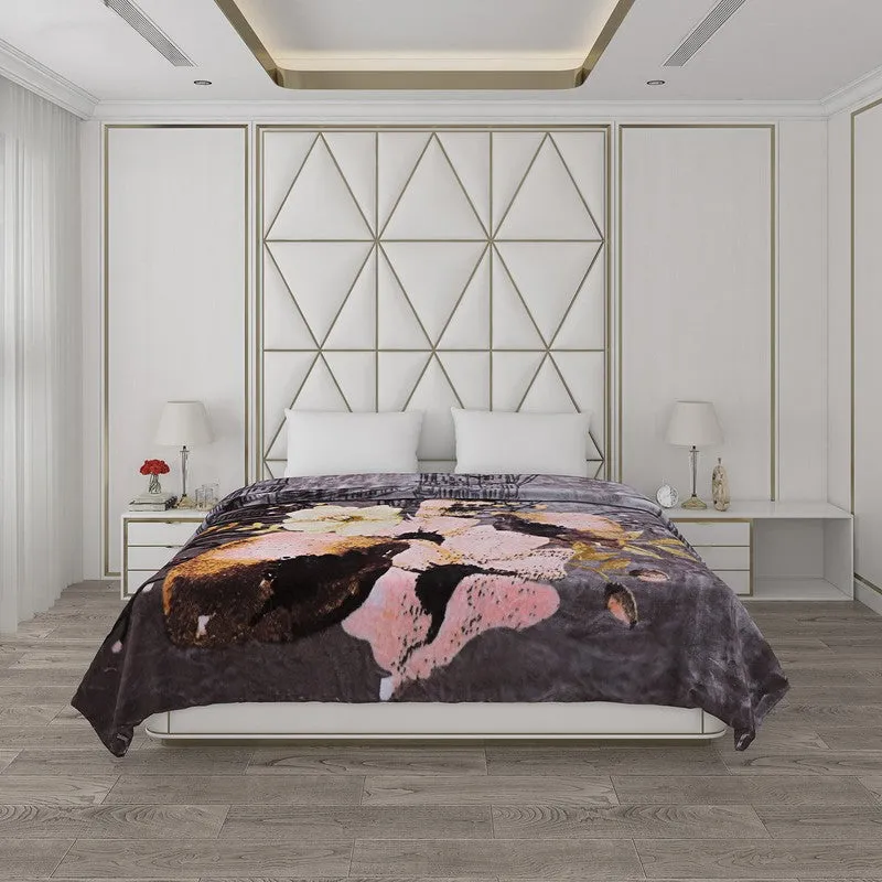 Monte Carlo Midnight Bloom Blanket - 600 GSM media 3