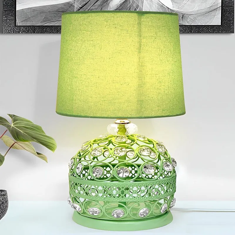 DomeNest Metal Table Lamp - Green media 4
