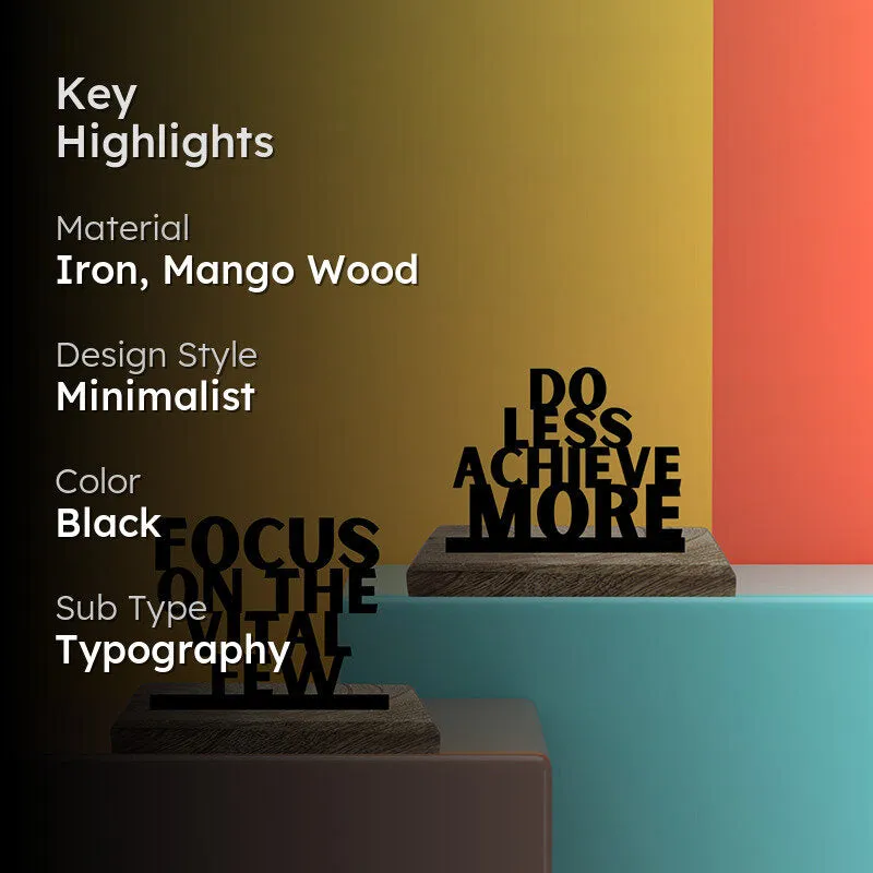 Focus & Achieve Showpiece - Set Of Two media 2