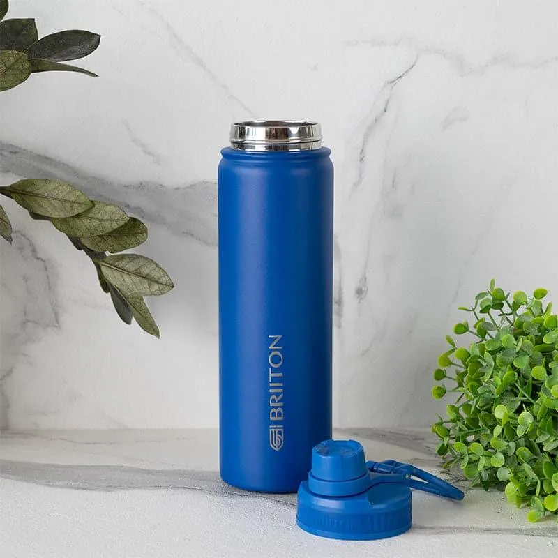 Quench Chic Hot & Cold Thermos Water Bottle (Blue) - 750 mL media 3